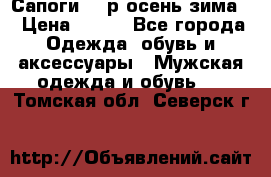 Сапоги 35 р.осень-зима  › Цена ­ 700 - Все города Одежда, обувь и аксессуары » Мужская одежда и обувь   . Томская обл.,Северск г.